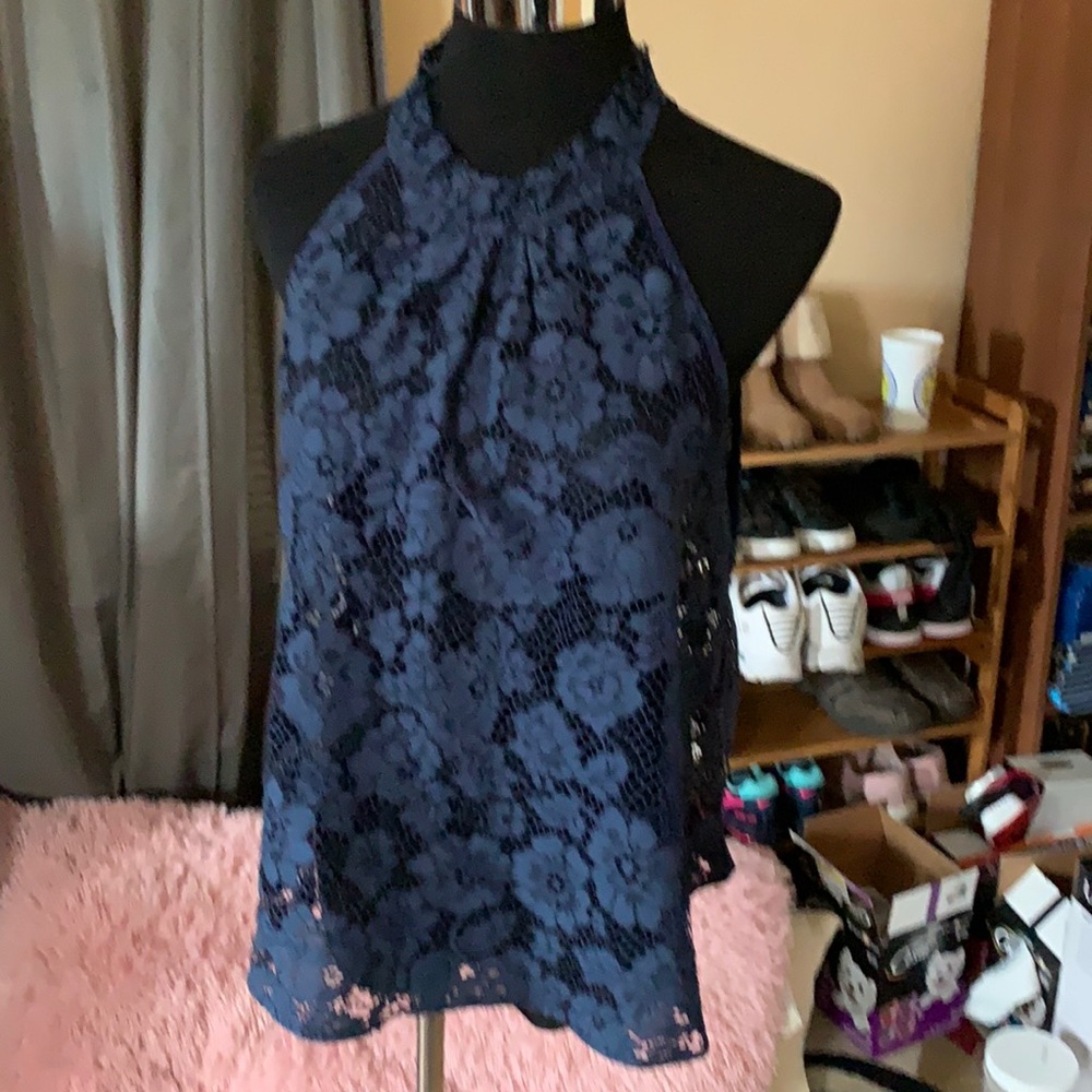 Free People lace halter top